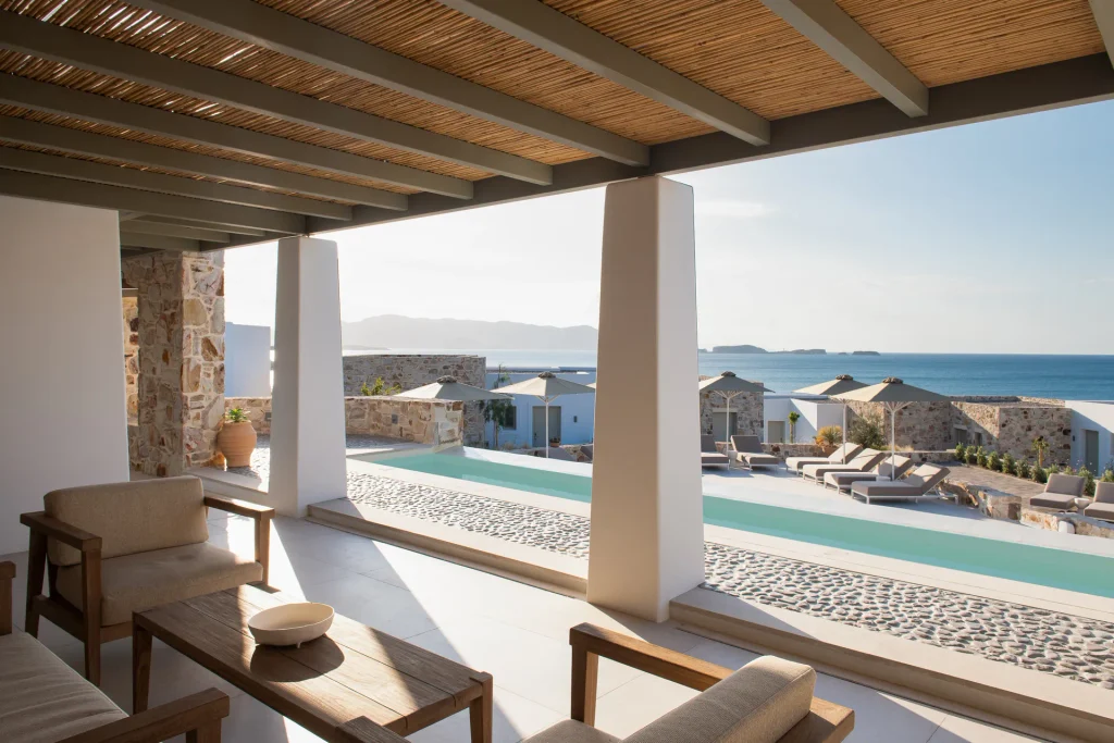 Piscina di Espera Suites a Kalamitsi, Kimolos