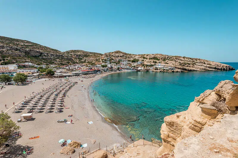 Spiaggia di Matala Creta Heraklion