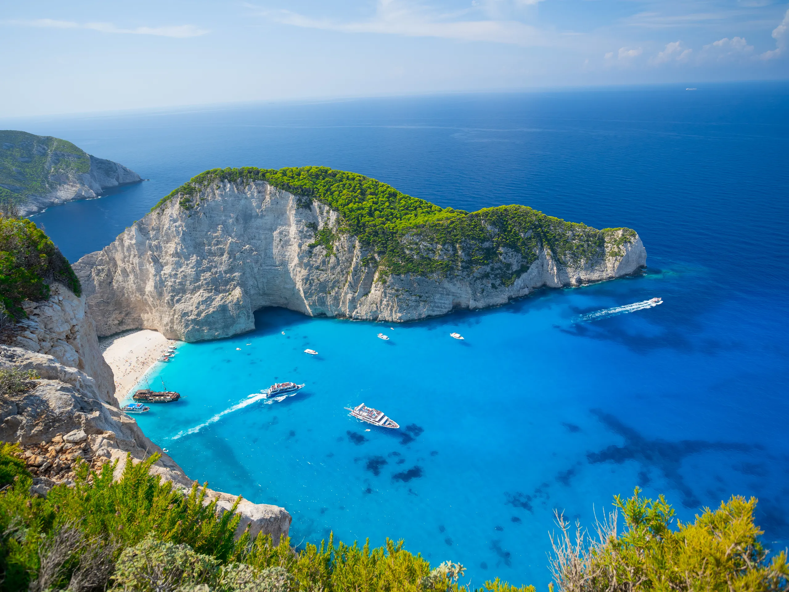 navagio, relitto spiaggia zante