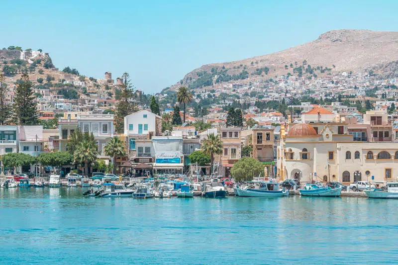 Pothia e il porto di Kalymnos