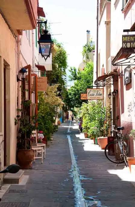 Vicoli del centro storico di Rethymno a Creta
