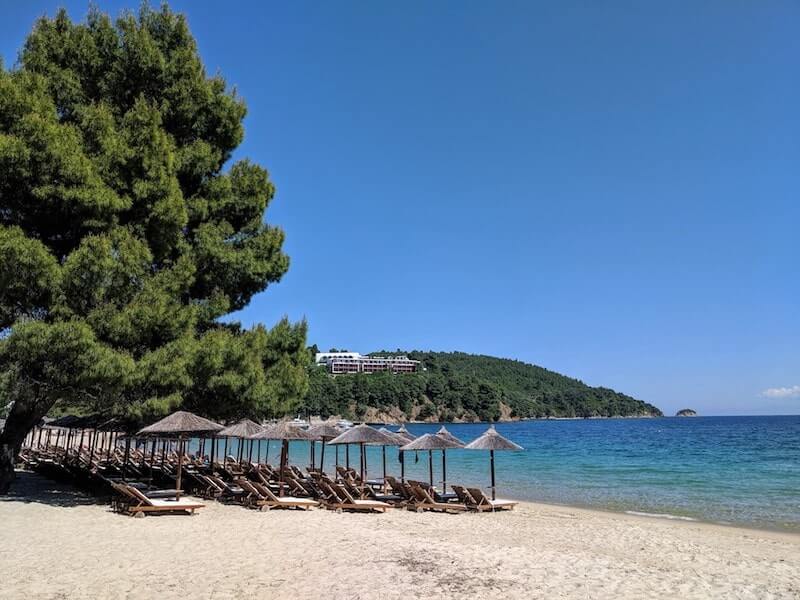 Spiaggia di Koukounaries a Skiathos