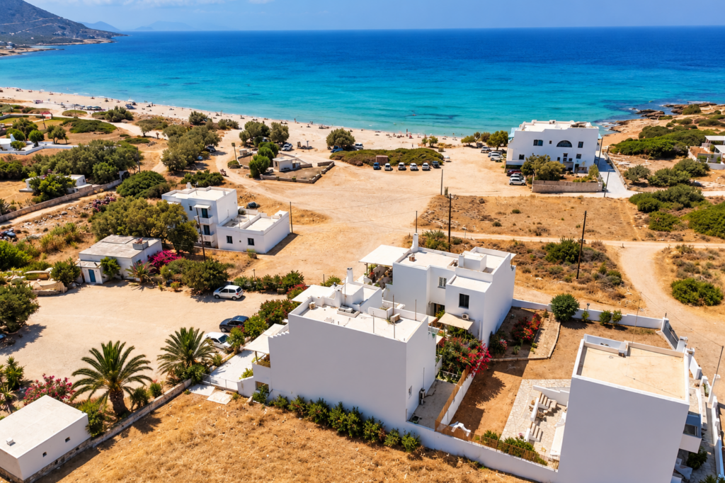 Studios Strouvalis a Naxos: appartamenti sulla spiaggia di Agiassos