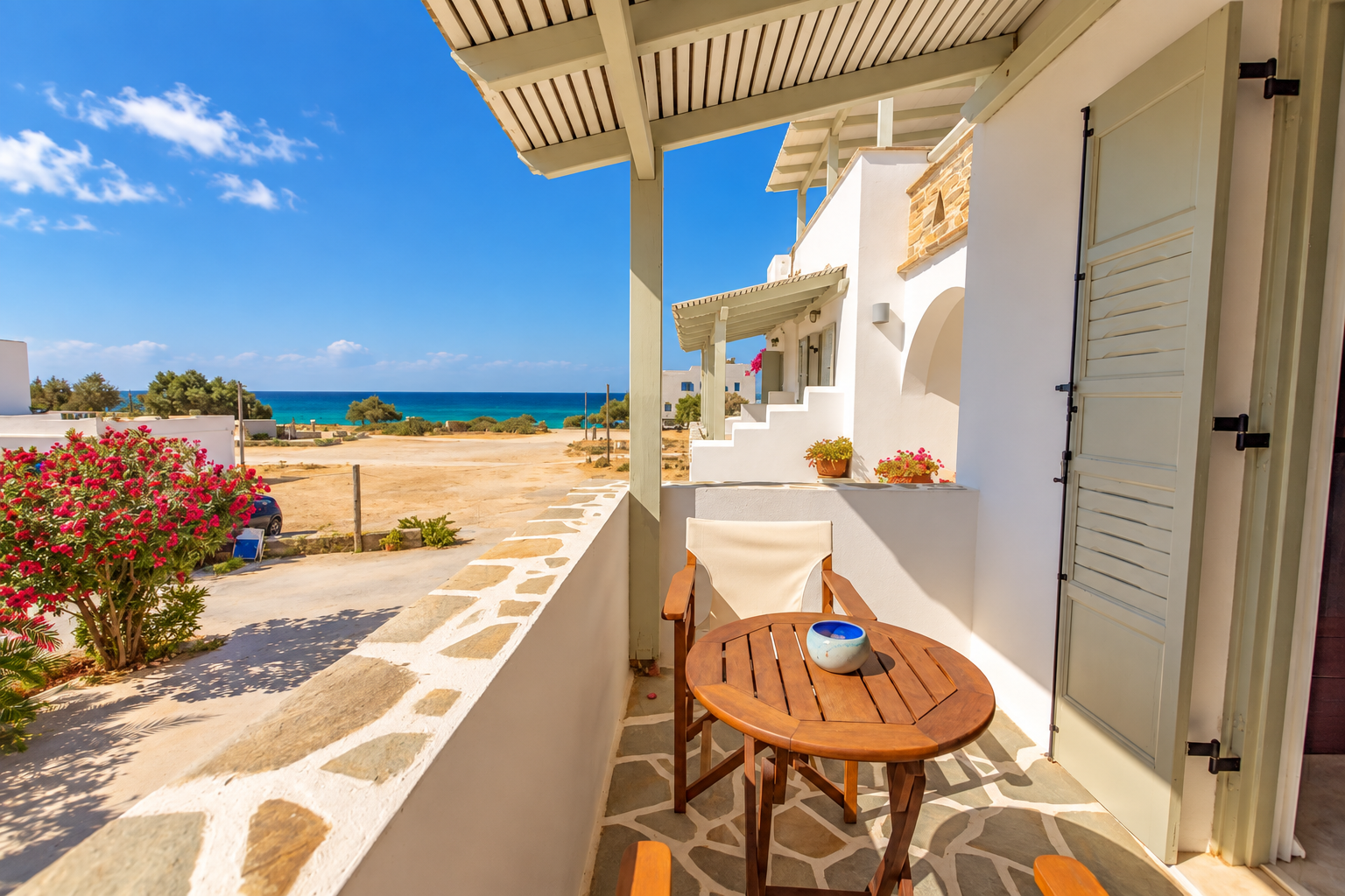 studios strouvalis naxos vista mare fronte