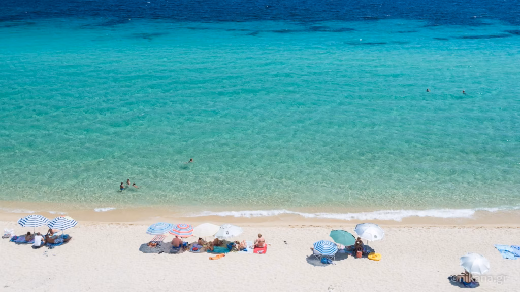 Grecia del Nord Penisola Calcidica spiaggia Trani Ammouda